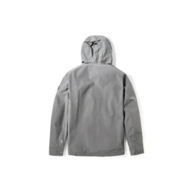 Timberland waterdichte jas met capuchon en ritssluiting, grijs