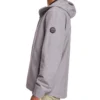 Timberland waterdichte jas met capuchon en ritssluiting, grijs