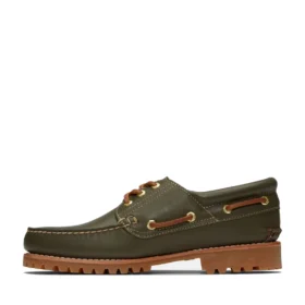 Timberland x Aim Leon Dore met drie oogjes, handgestikte bootschoenen “Grape Leaf”