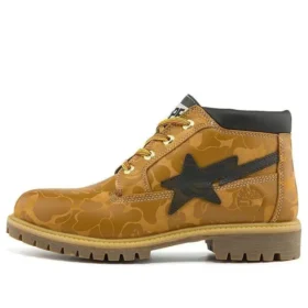 Timberland x BAPE Nelson Premium Waterproof Chukka Laarzen “Tarwe en Chocolate”
