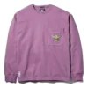 Timberland x Billionaire Boys Club’s Bee Line Pocket T-shirt met lange mouwen “Purple”
