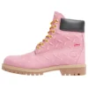 Timberland x Supreme Diamond Plate 6-Inch Premium Waterproof Boot “Pink – 23FW”