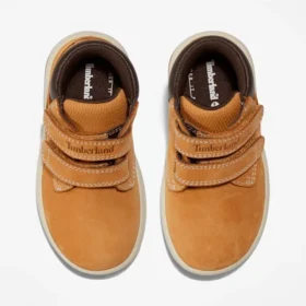 Toddler Toddle Tracks-laarzen in tarwekleurig nubuck