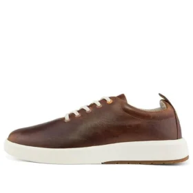 Truecloud Ek+ leren sneakers “Bruin”