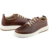 Truecloud Ek+ leren sneakers “Bruin”