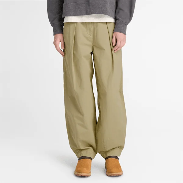 Utility-broek van katoen en linnen voor dames Utility-broek van katoen en linnen voor dames