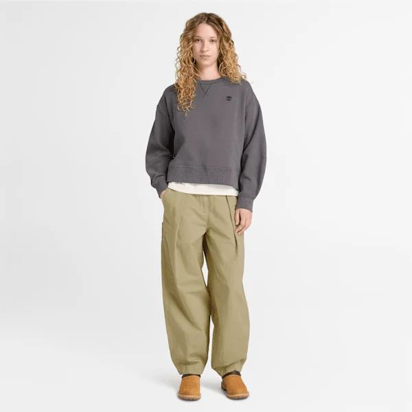 Utility-broek van katoen en linnen voor dames Utility-broek van katoen en linnen voor dames