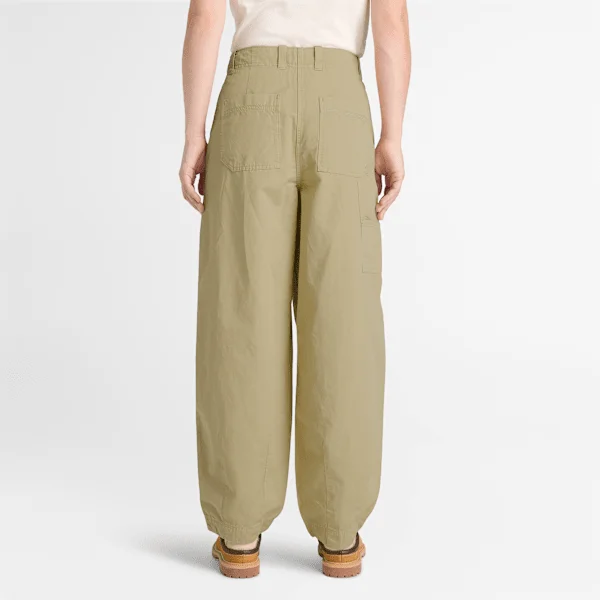Utility-broek van katoen en linnen voor dames Utility-broek van katoen en linnen voor dames
