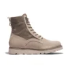 Vibram waterdichte laarzen van leer en stof “Beige Suede”