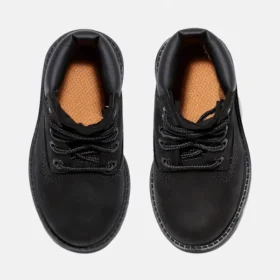 Waterdichte 6-Inch laarzen voor peuters – Zwart nubuck