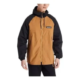 Windjack met volledige rits “Bruin Zwart”